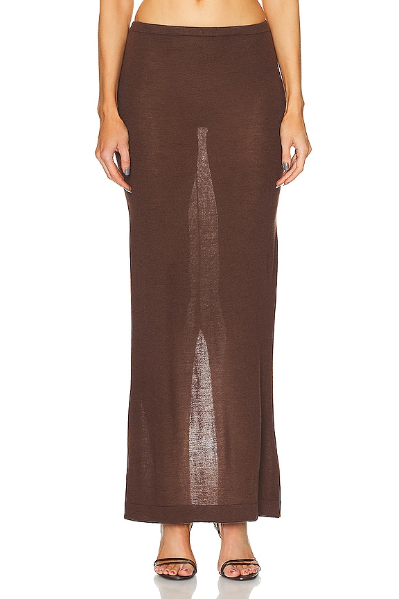 Staud Wilma Skirt in Heather Grey | FWRD