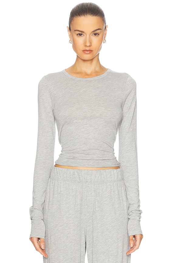 Christopher Esber Callisto Marle Orbit Top in Grey Melange Christopher Esber Callisto Marle Orbit Top in Grey Melange