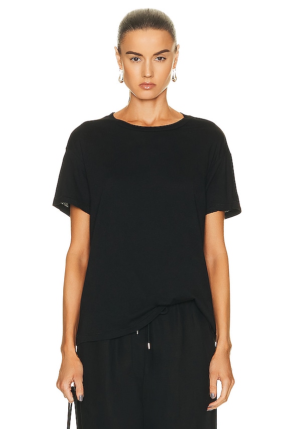 Balenciaga Small Fit T-Shirt in Black & White | FWRD