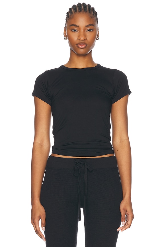 The Row Tommy Top in Black | FWRD