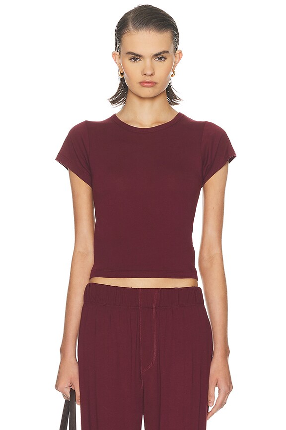 The Row Tommy Top in Red | FWRD