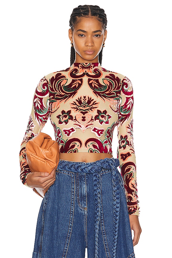 Isabel Marant Jalford Top in Ecru | FWRD