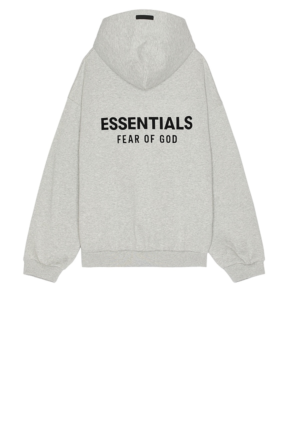 VETEMENTS I'm Retired Oversized Hoodie in Grey Melange | FWRD