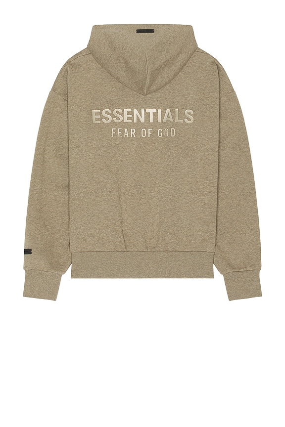 Fear of God ESSENTIALS Classic Fit Fleece Hoodie in Homestead