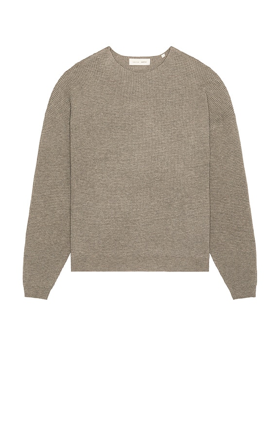 トップス Fear of god overlapped knit gray Fear Of God Overlapped Sweater in White for Men | Lyst