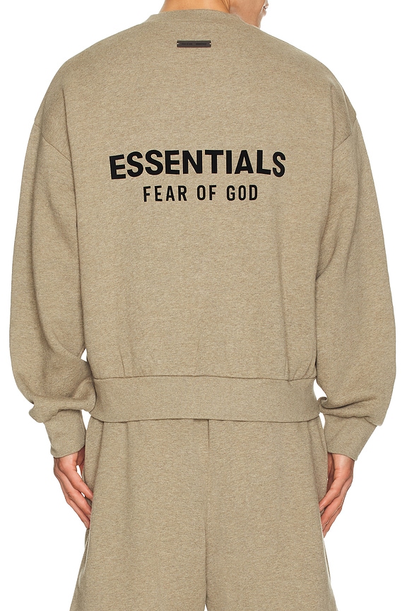 Fear of God ESSENTIALS Classic Full Zip Up Hoodie in Homestead