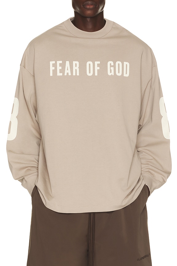 Fear of God Mesh Motocross Jersey in Sand & Black | FWRD