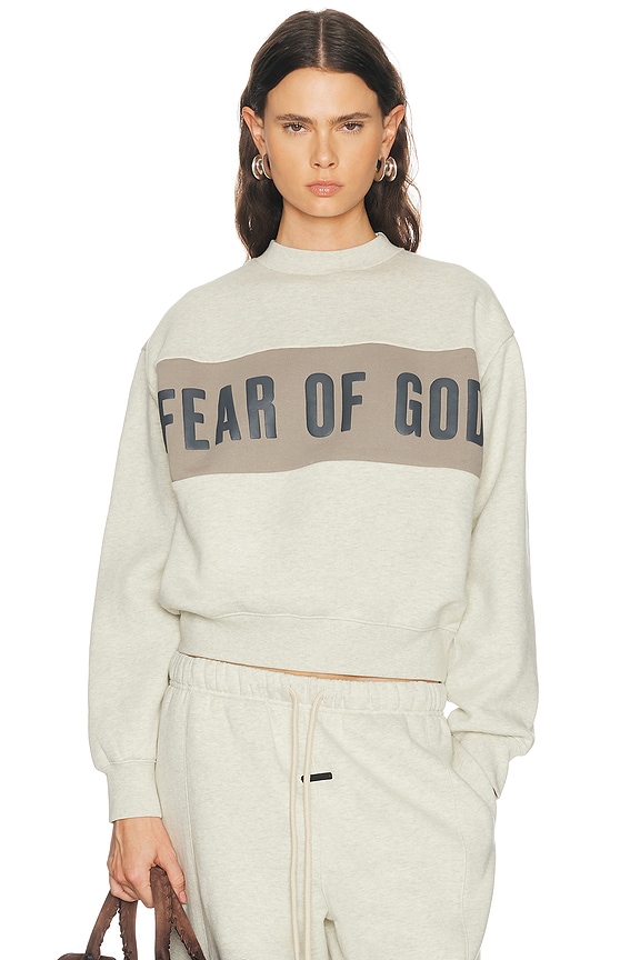 Fear of God ESSENTIALS Classic Full Zip Fleece Hoodie in Homestead
