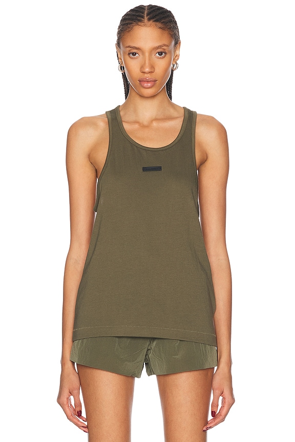 Miu Miu Knit Tank Top in Natural | FWRD