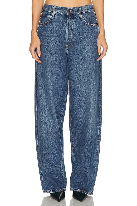 Balenciaga Large Baggy Pant in True Blue | FWRD