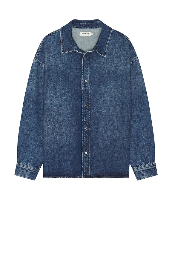 シャツ/ブラウス(長袖/七分) FEAR OF GOD - Fearofgod red check denim shirt Fear of God Eternal Denim Shirt 5 Year - Indigo – Kith Europe