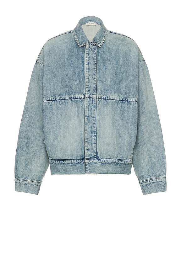 Burberry Vintage Denim Jacket Logo Faded Sz L | eBay