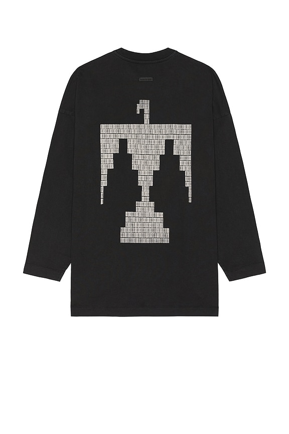 Tシャツ・カットソー Fear Of God Long-Sleeved Thunderbird T-Shirt Fear of God Long Sleeve Logo And Thunderbird Tee in Cream | FWRD