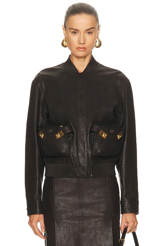 The Row Anasta Jacket in Black | FWRD