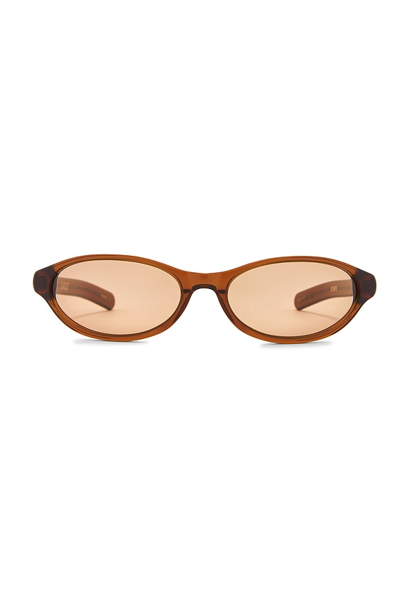 Chimi Louis Sunglasses in Black & Brown Yellow | FWRD