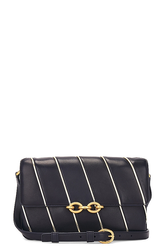The Row Large Leo Bag in Black in Black SHG | FWRD The Row Large Leo Bag in Black in Black SHG | FWRD