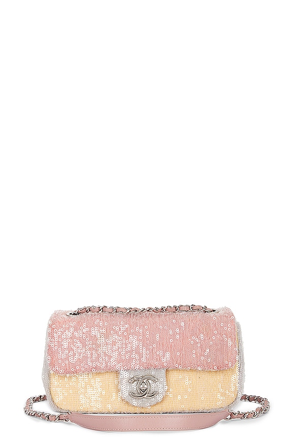 FWRD Renew Chanel Raffia Patchwork Flap Bag in Multi | FWRD FWRD Renew Chanel Raffia Patchwork Flap Bag in Multi | FWRD
