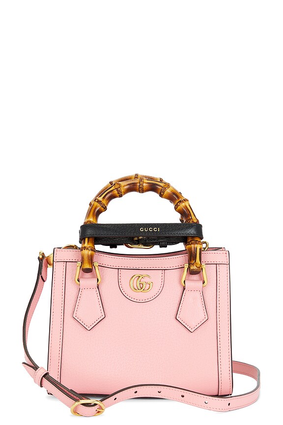 GUCCIハンドバッグ FWRD Renew Gucci Bamboo Top Handle Bag in Black | FWRD