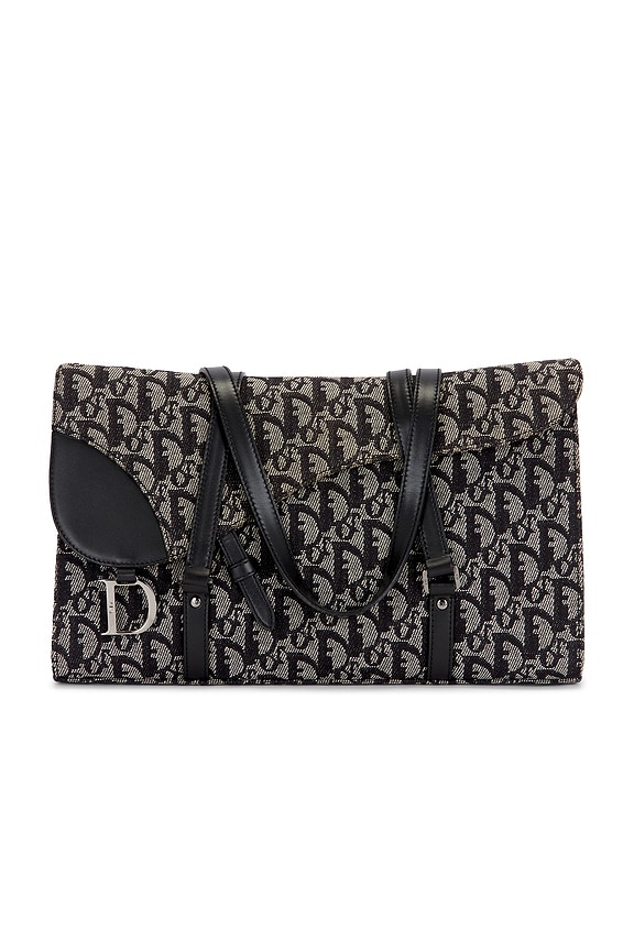 FWRD Renew Fendi Zucchino Mama Baguette Shoulder Bag in Beige | FWRD