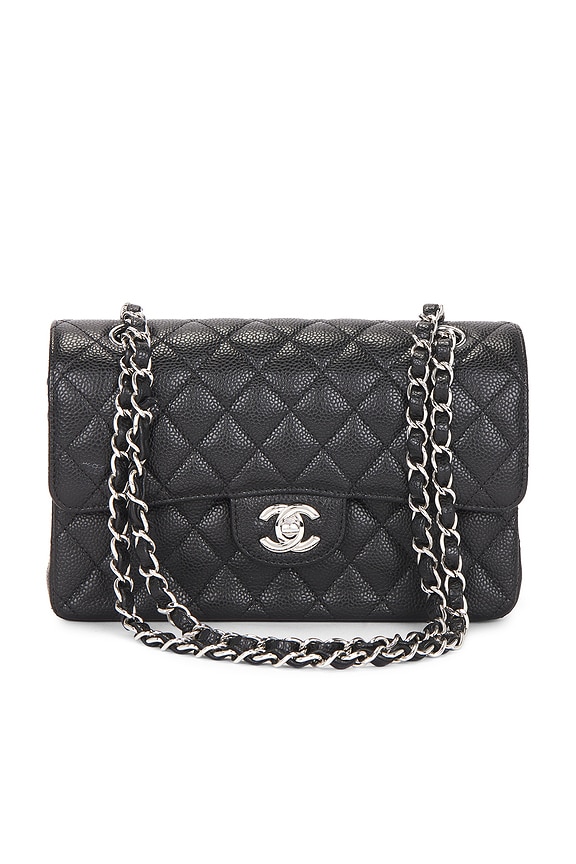 FWRD Renew Chanel Wild Stitch Chocobar Turnlock Chain Shoulder Bag