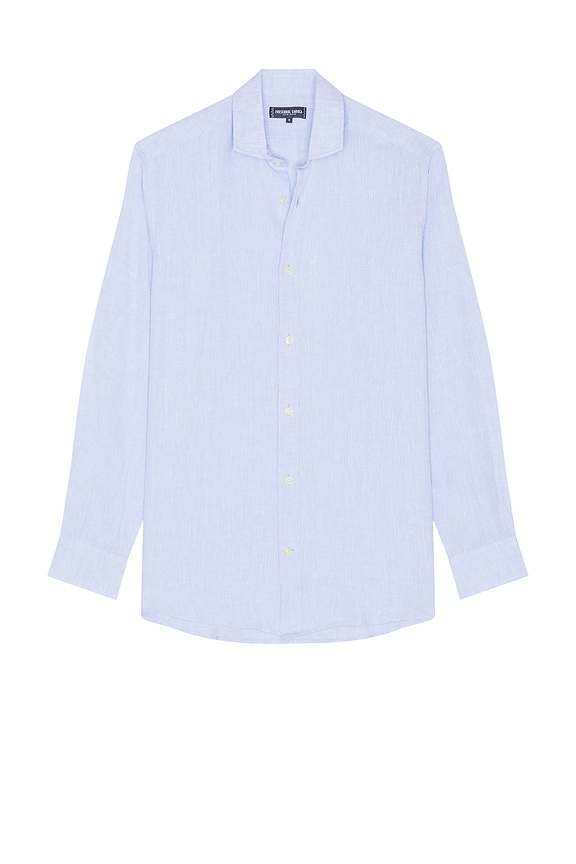 THOM BROWNE 長袖シャツ 水色　10 140位 Thom Browne Straight Fit Long Sleeve Oxford Shirt in Light