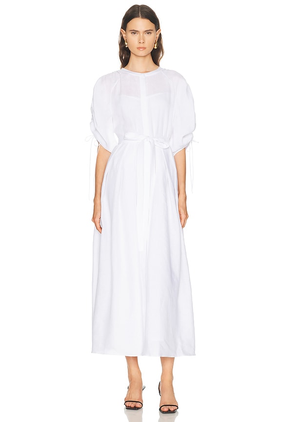 white christmas dresses Matteau Broderie Midi Skirt main image 1