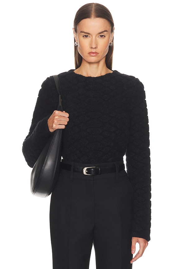 Moncler Maglia Cardigan Zip Up Hoodie in Black | FWRD