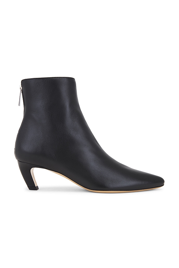 Valentino Garavani V Logo Signature Stretch Bootie in Nero | FWRD