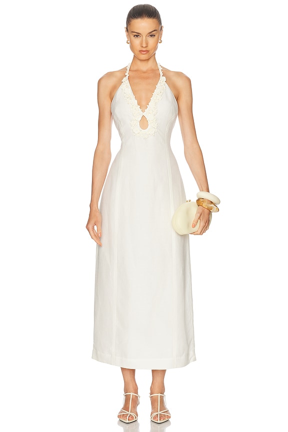SIR. Aries Cut Out Gown in Lilac | FWRD