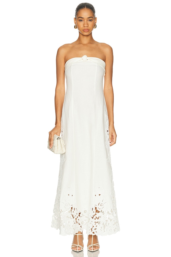 Caroline Constas Ivette Dress in White - Size S Caroline Constas Ivette Dress in White - Size S