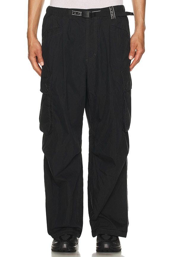 Amiri Wax M65 Baggy Cargo in Black OD | FWRD