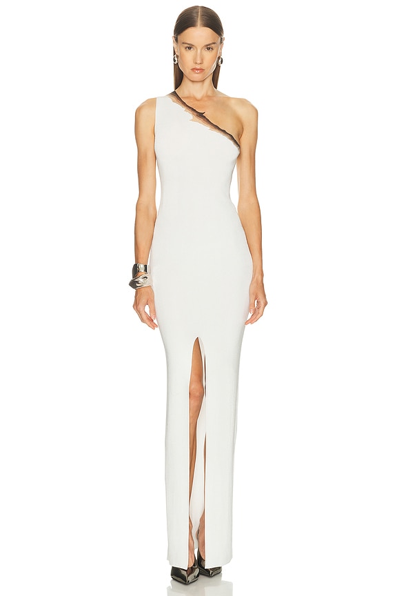 Structured Mesh Skirt Gown