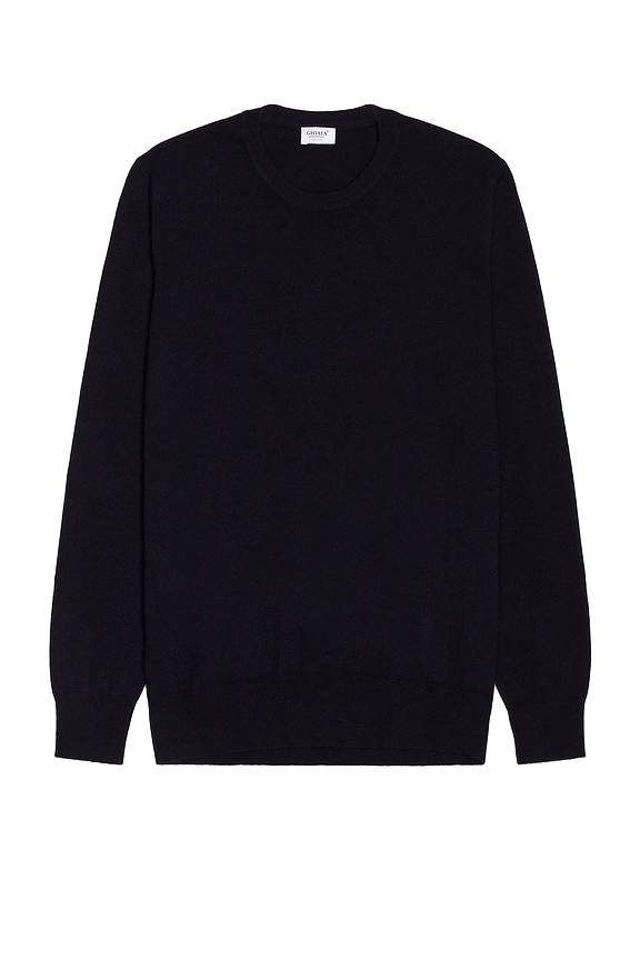 Thom Browne｜ROUND NECK KNITS (CREW NECK SWEATSHIRT IN M 0400014156656_MEDGREY?wid=600&