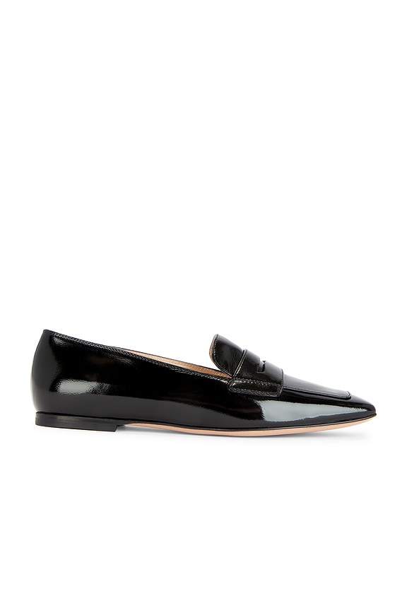 36 2/1 ザロウ Claudette Bow Leather Ballet The Row Claudette Bow Flat in Black | FWRD