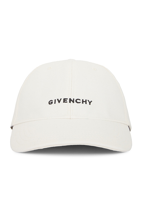 Givenchy Curved Cap With Embroidered Logo in Black | FWRD