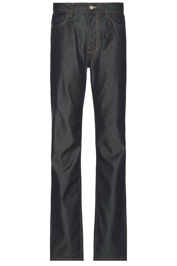 Andersson Bell Rodeo Carpenter Wide Jeans in Black | FWRD