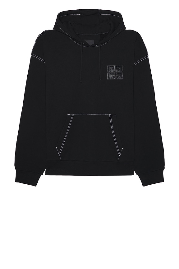 ★【BALENCIAGA】 Large Fit Hood Washed Black★ Balenciaga Large Fit Hoodie in Faded Washed Black | FWRD