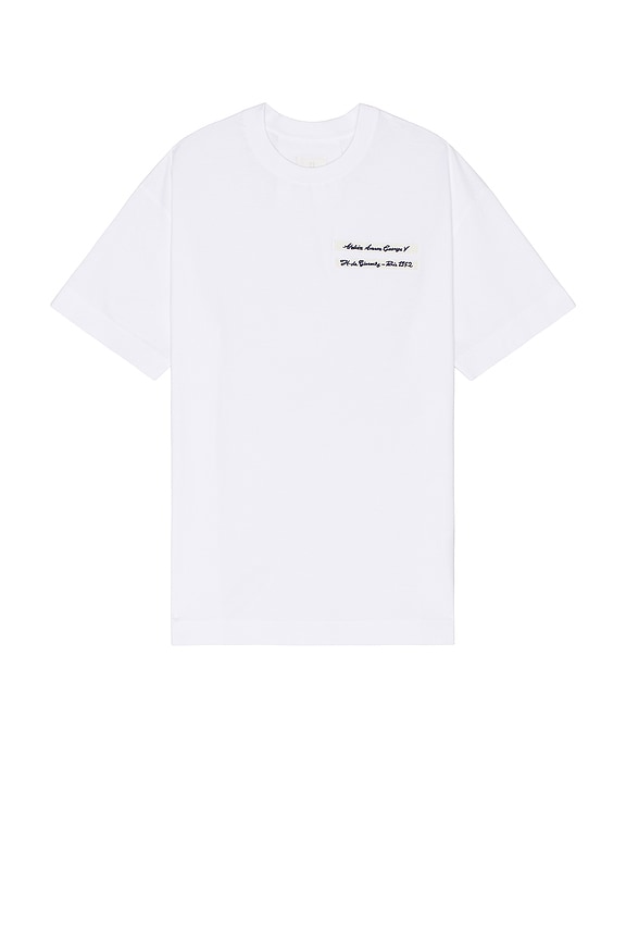 Tシャツ・カットソー Palm Angels Classic Logo Slim T-Shirt in White Palm Angels Classic Logo Slim Tee White | END. (US)