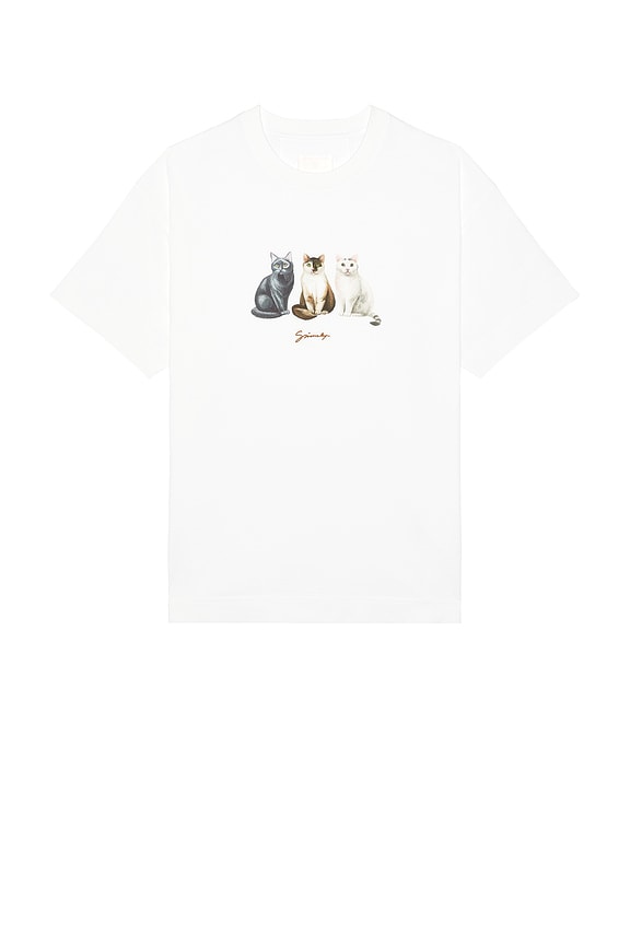 【MM6 Maison Margiela】ホワイト Basic ジャージ Tシャツ MM6 Maison Margiela Tシャツ - White | FWRD