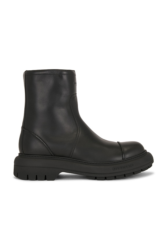 Maison Margiela Tabi County Combat High-Top in Black | FWRD