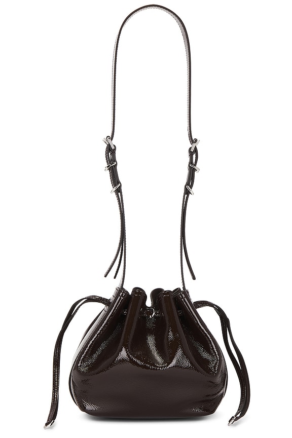 Bottega Veneta Card Case On Chain with Accessory in Black
