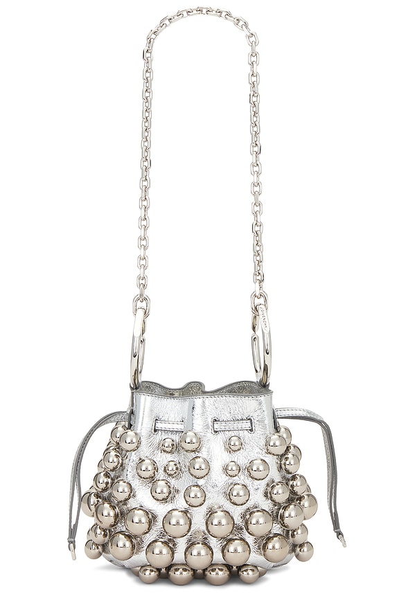 誕生日プレゼント FWRD Renew Fendi Embellished Zucchino Double Flap Baguette バッグ