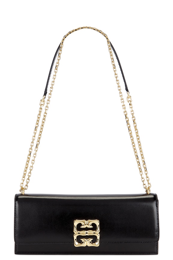 【2025】お歳暮・冬ギフト Saint Laurent Calypso Chain Bag in Dark Crema Soft & Dark トランプ