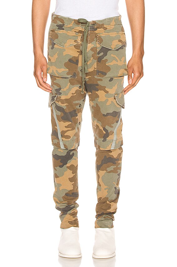 Greg Lauren Trucker Front Ollie Jacket in Army | FWRD