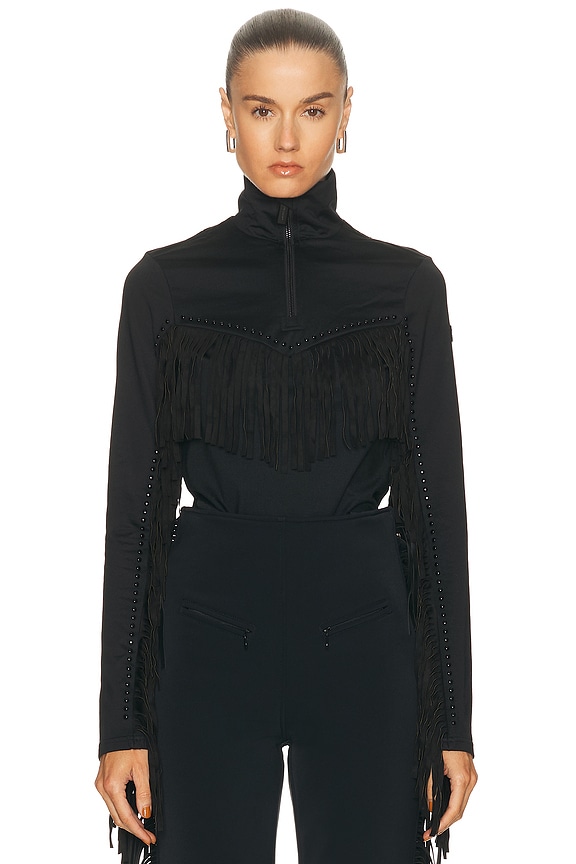 Givenchy Transparent Long Sleeve Top in Black | FWRD