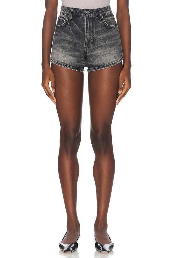 Alexander Wang ショートパンツ - Black Crackle Indigo | FWRD