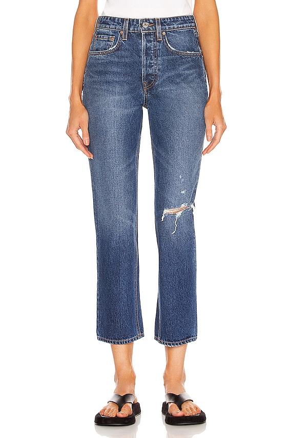Moussy Vintage BURLINGAME デニムショートパンツ - Blue | FWRD