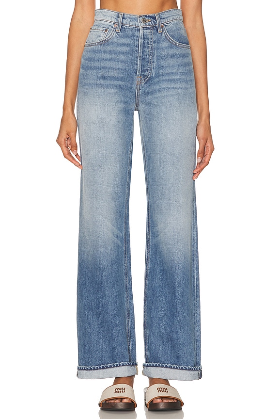 Acne Studios Straight Jean in Light Blue | FWRD
