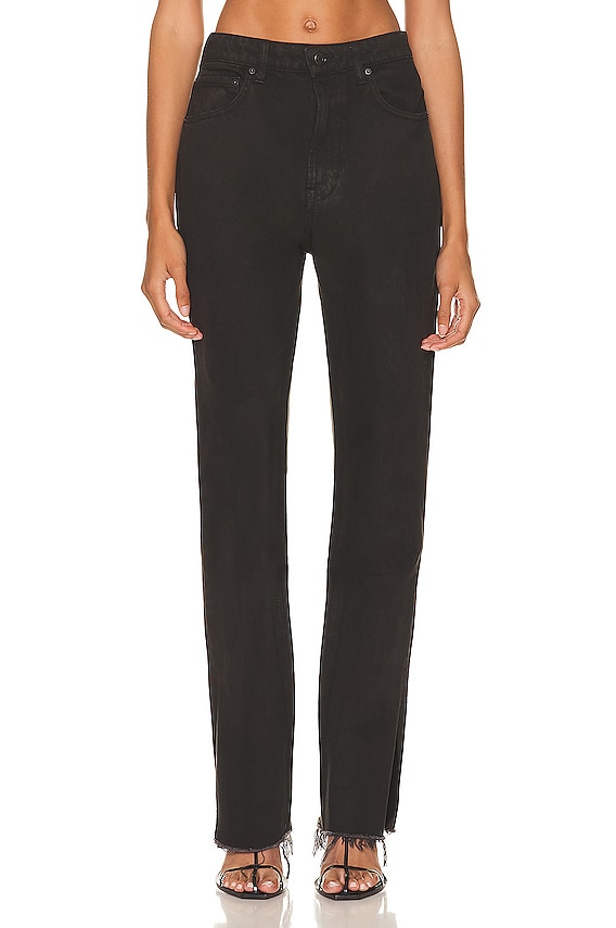Helmut Lang Sheer Bootcut Pant in Black | FWRD