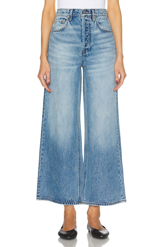 【関税込み】Grlfrnd ブルー Lex カーゴジーンズ GRLFRND Lex Cargo Jean in South Point | FWRD